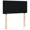 Ottoman Bed with Mattresses & LEDs Black 180x200 cm Fabric