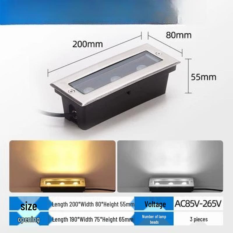 Садовый светодиодный светильник Nu Feng 3 Вт, RGB, для улицы