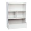 Kids Bookshelf 4-Tier Storage Bookcase Wooden Open Book Shelf Floor Standing Toy Organizer and Storage Cabinet for Playing Room