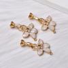 Gold Plated Flower Connector Fasteners Lock Closure Clasps Accessories For Diy Women Needlework Beads Jewelry Making