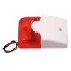 12V Sound and Light Alarm Siren High Decibel Fire Burglar Alarm Horn with LED Flashing Light for