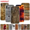 HAMEINUO Texture Wood Style Cell Phone Cover Case for Iphone X 8 7 6 4 4s 5 5s SE 5c 6s Plus