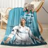 Cristiano Ronaldo Celebration Blanket Durable Comfort Suitable for Picnics Office Chair for All Seasons Digital Print Birthday Christmas Gift Blanket