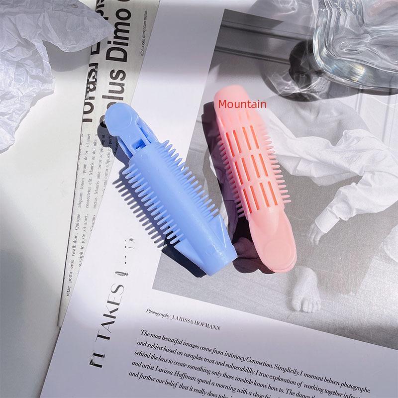 Пушистая заколка для корней волос для создания ленивых воздушных челок и фиксированных локонов