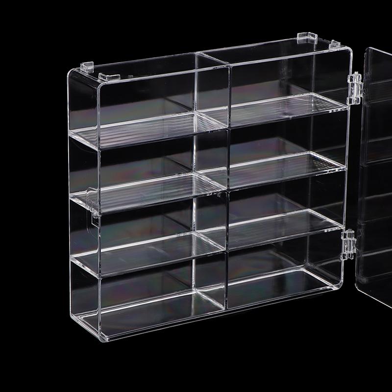 Акриловый пылезащитный ящик для хранения автомобилей Diecast 1:64 для Hot Wheels прозрачная витрина модель автомобиля игрушечный шкаф стойка