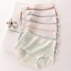 Underwear Women's Cotton 5A Anti-bacterial Non-trace Mid-waist Briefs
