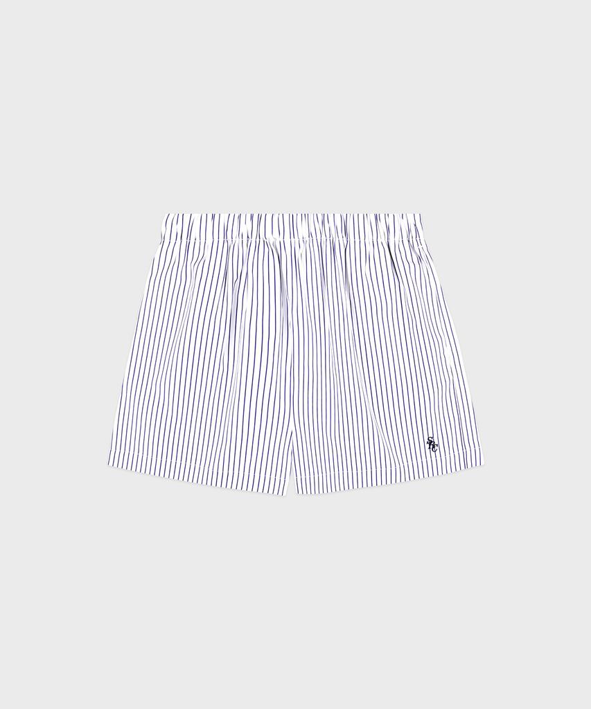 SPORTY&RICH Src Поплиновые Шорты Синие R255Aw7002