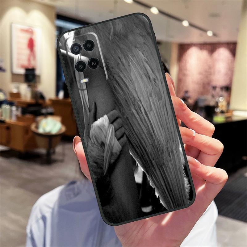 Чехол-пенал с крыльями ангела для Oppo A94 A54 A40 A60 A80 A98 A78 A18 A38 A58 A16 A76 A96 A17 A77 A74 A57S A15