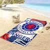 1 шт. Пляжное полотенце Rangers FC, Яркое пляжное полотенце, подходящее для активного отдыха, кемпинга, пеших прогулок