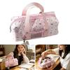Large Capacity Pencil Case Polka Dot Bow Print Pencil Pouch INS Style Pen Bag  Students