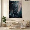 The Witcher Wild Hunt Tapestry Fashion Print Background Cloth Work Of Art Soft Wall Covering Decoration