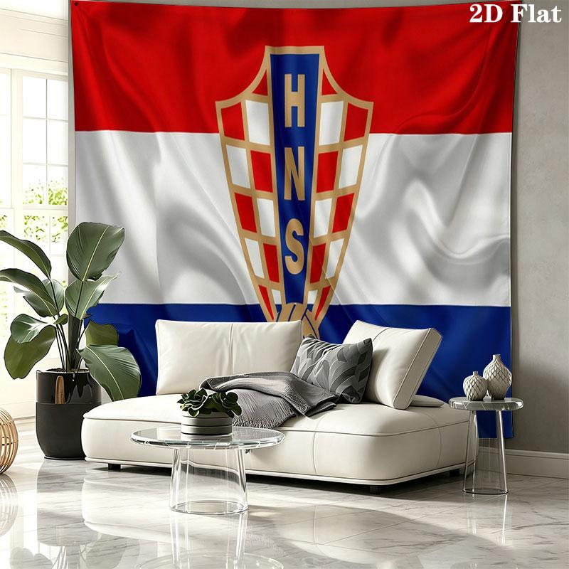 CRO logo Wall tapestry, aesthetic printed fabric blanket, suitable for bedroom, living room, and home decor.