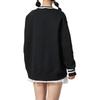 Nike 1972 College Style Fashion Striped Pullover Long Sleeve Sweatshirt Women Sweatshirt Black HJ0950010
