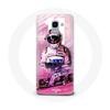 Case for Samsung Galaxy A8 2018 Formula 1 Sergio Pérez F1 Driver Pink