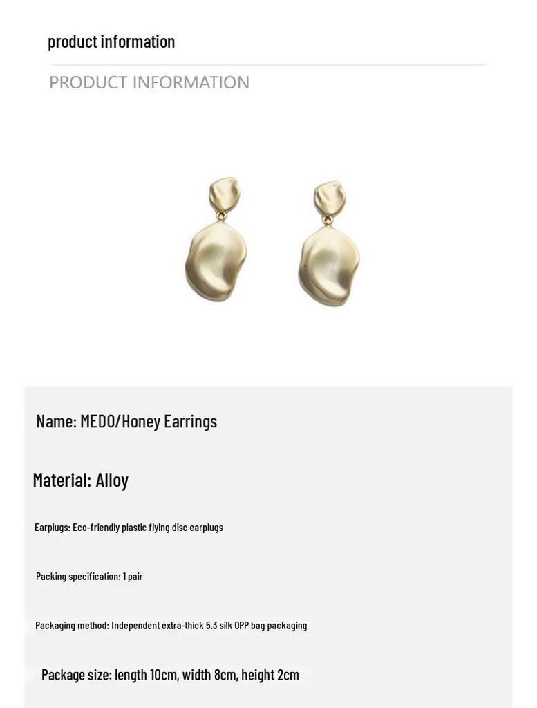 S925 Silver Needle Leaf-Shaped Earrings: Unique, Polished, Gold-Retaining Design for Women
