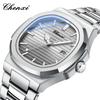 NEW CHENXI Top Casual Brand Men's Watches Waterproof Calendar Luminous Retro Square Nautilus Stainless Steel Men's Watch