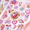Милые 3D-рельефные наклейки Милые эстетические наклейки Творческие волшебные палочки Драгоценные камни Бриллиантовые наклейки Блестящие декоративные наклейки