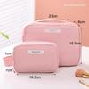 Ladies Portable High Appearance Index Cosmetic Bag Large-capacity Travel Washing Bag Three-dimensional Makeup Storage Bag