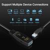 Активный повторитель USB 3.0, удлинительный кабель USB "папа-мама", скорость передачи 5 Гбит/с, кабель данных с усилением сигнала