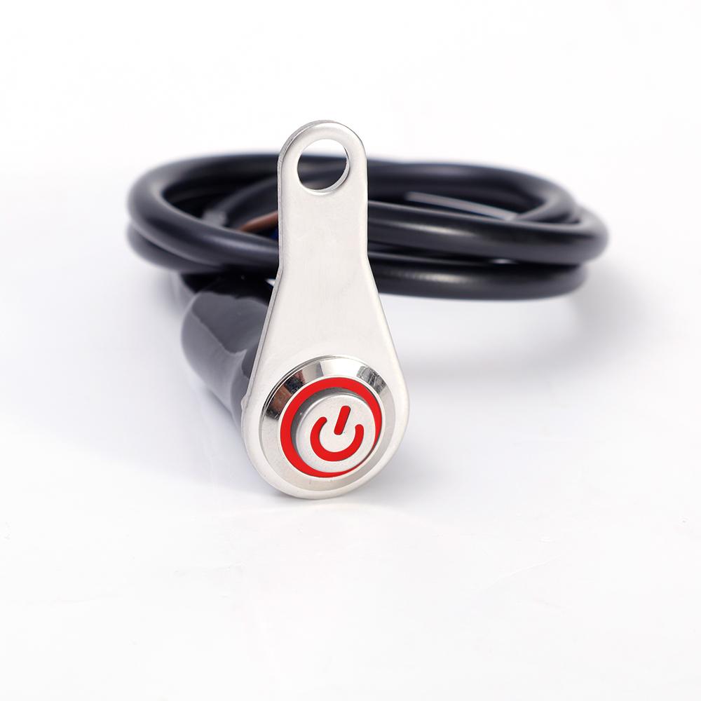 Переключатель указателя поворота мотоцикла Переключатель на руле мотоцикла Кнопка сброса с самовозвратом Водонепроницаемые противотуманные фары Лампы-переключатели цепи