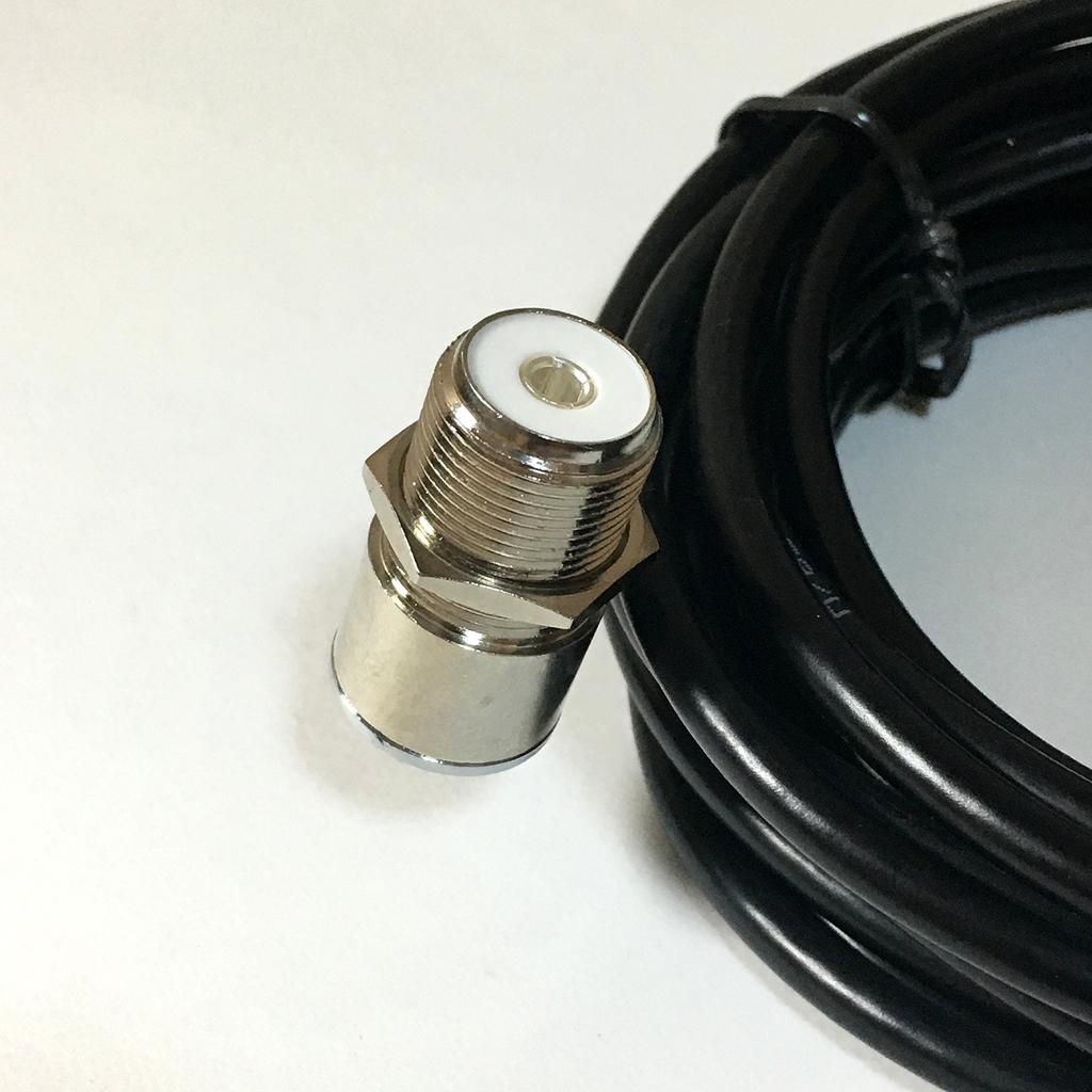 Мягкая мобильная антенна Основание автомобильной антенны Комплект коаксиального кабеля<Fukurokuju> + + (5M МДж-МП) 3-х частей