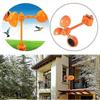 Solar bird repellent bird scarer new farm orchard bird scarer-orange-1 piece