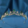 Bridal Crown Headdress Modern Simple Baroque Crystal Crown Hair Accessories Wedding Dress Accessories