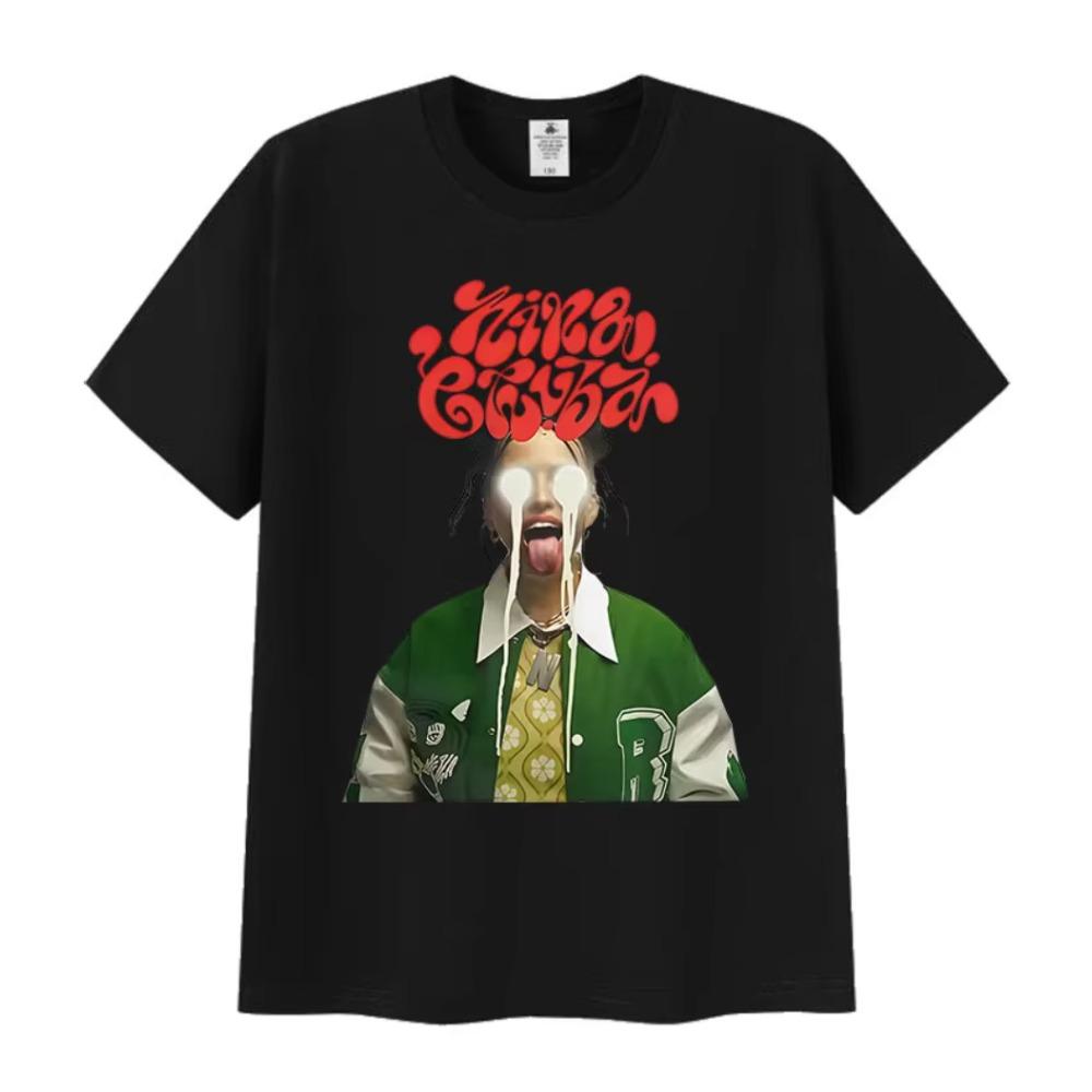 Nina Chuba Arena Album 2026 Merch T Shirts Unisex Women Fashion Vintage Short Sleeve Tshirts Hip Hop Cozy Cotton Tshirt