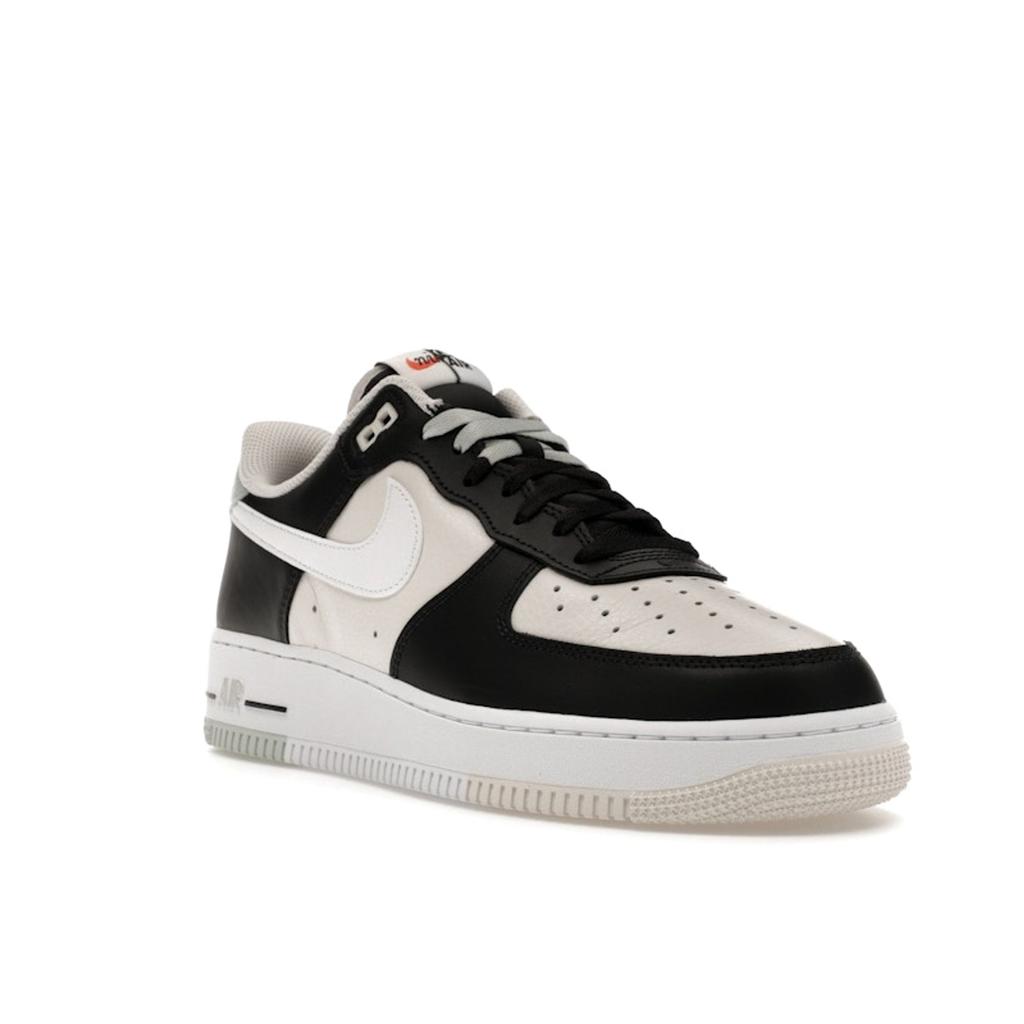 Nike Air Force 1 07 LV8 Split - Black Phantom Men Sneakers White Light-Silver FD2592-002