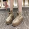 Fashion Luxury Crystal Platform Ankle Boots Flats Women Shoes Winter Sneakers 2025 Trend Designer New Chelsea Boots Elegant Botas Mujer