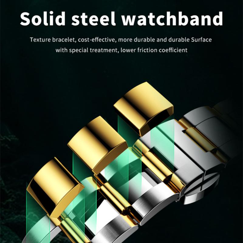 OUPINKE Новые мужские часы для бизнеса и отдыха, многофункциональные механические часы с полым турбийоном, светящиеся высококачественные часы