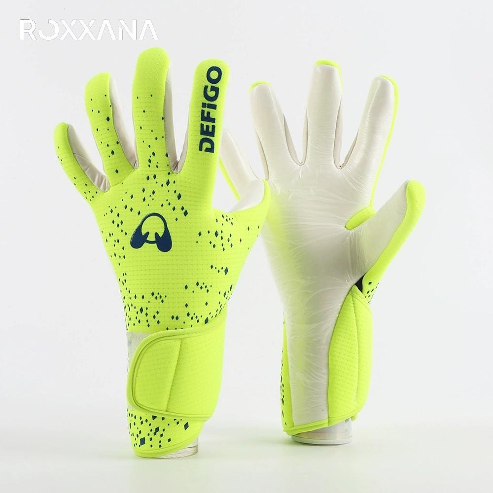 ROXXANA Профессиональные Нескользящие Латексные Вратарские Перчатки для Футбола Защитные Мужские Женские Молодежные Детские Тренировочные Матчевые Футбольное Оборудование