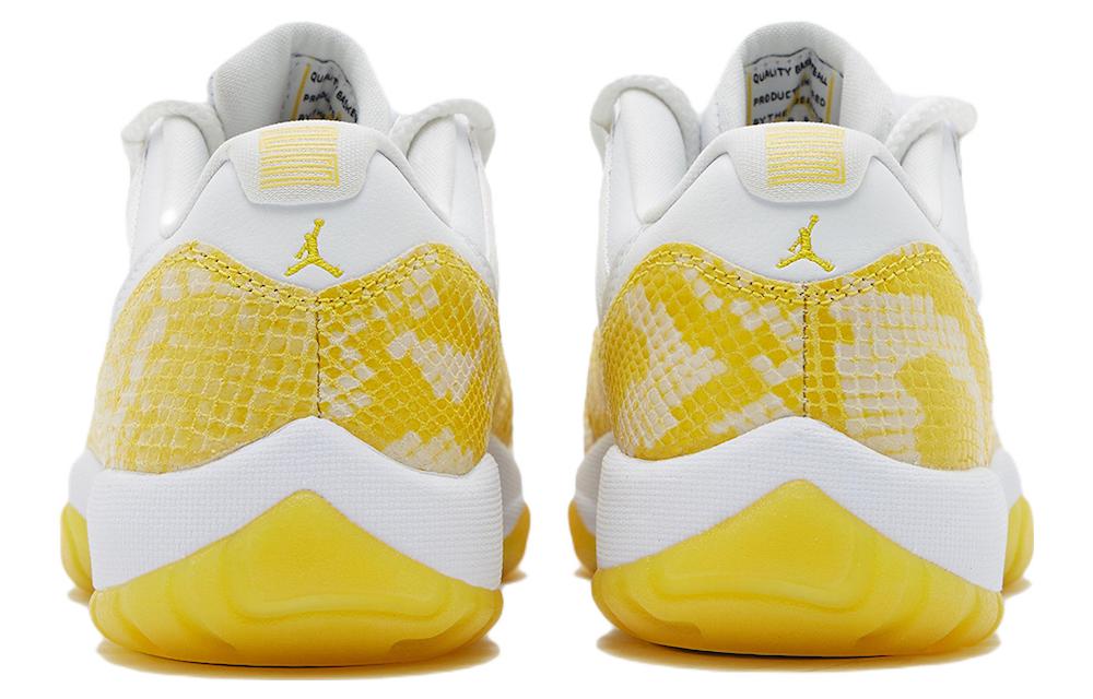 Jordan 11 Ретро Низкие Желтые Змеиная Кожа Женские AH7860-107