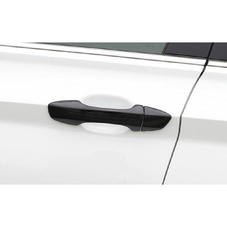 For Volkswagen Jetta Mk7 2019-2021 Black Exterior Side Door Handle Cover Trim