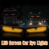 DIY Truck Eye LED Pixel Panel Lighting Graffiti Scrolling Text Board Windshield Advertising Screen LED Display For Truck W0J0