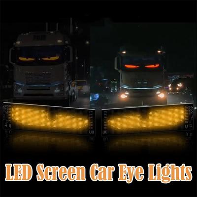 DIY Truck Eye LED Pixel Panel Lighting Граффити Прокрутка Текстовая Доска Лобовое Стекло Рекламный Экран Светодиодный Дисплей Для Грузовика W0J0
