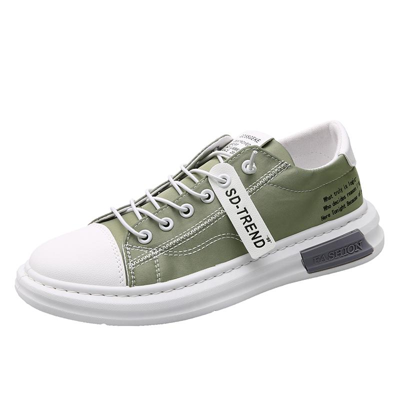 Кеды Летние Мужские Мягкая подошва Повседневная Обувь На плоской подошве Дышащая Корейская Молодежная Спортивная Обувь Модная Уличная Обувь для Ходьбы