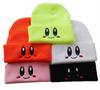Men's Women's Smiling Faces Embroidered Knitted Hats Warm Pullover Hats Winter Student Knitted Hats