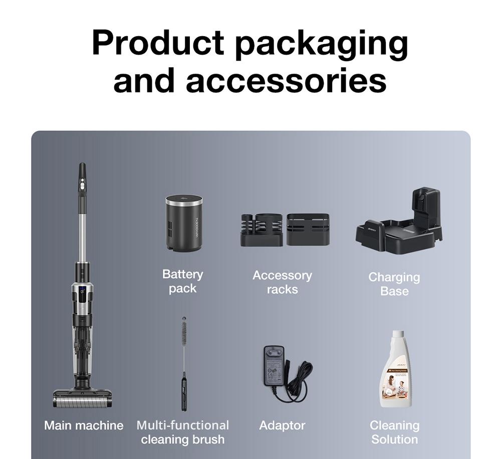 Обновленный: JIMMY HW9 Беспроводной пылесос для влажной и сухой уборки, самоочищающийся, резервуар для пыли и воды на 400 мл, водонепроницаемый бесщеточный, светодиодный дисплей