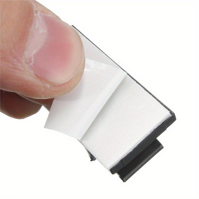 1 шт. Новые самоклеящиеся нейлоновые регулируемые кабельные зажимы, черные