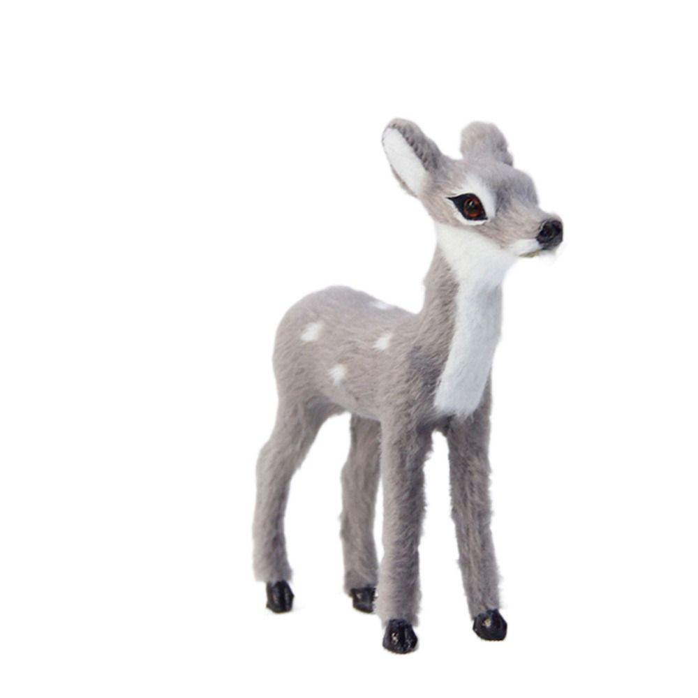 Garden Miniatures Artificial Deer Deer Ornaments Christmas Deer Animal Sika Deer Simulation Deer