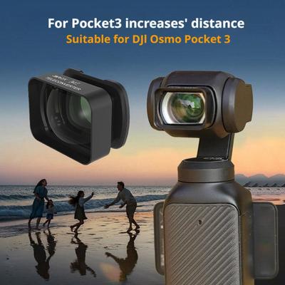 Магнитный макрообъектив 2x телеконвертер для камеры Dji Osmo Pocket 3 мультипликатор макрообъектив аксессуары для объектива ручного стабилизатора V9p1