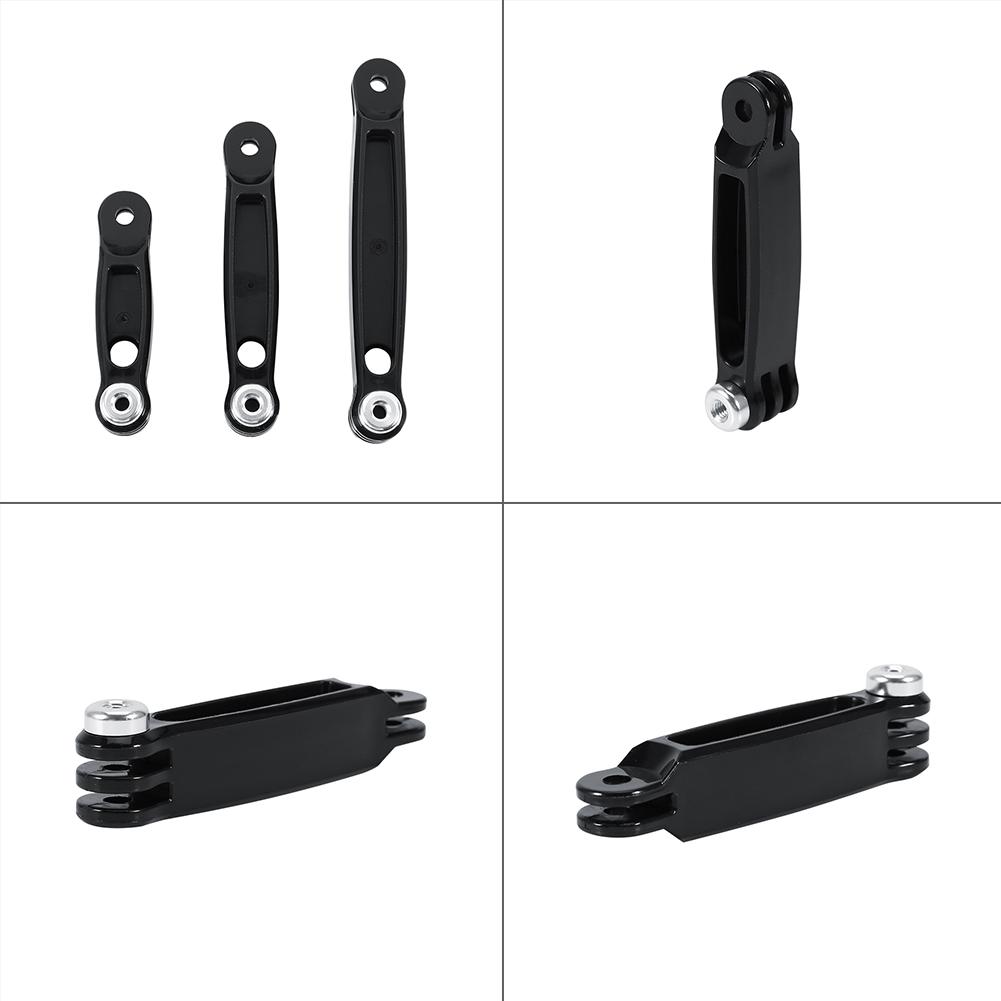 3 in 1 Set Pole Mount Extension Arm for 2 3 3+ 4 Session PC Material 108mm 88mm 68mm Camera Mount Accessory for