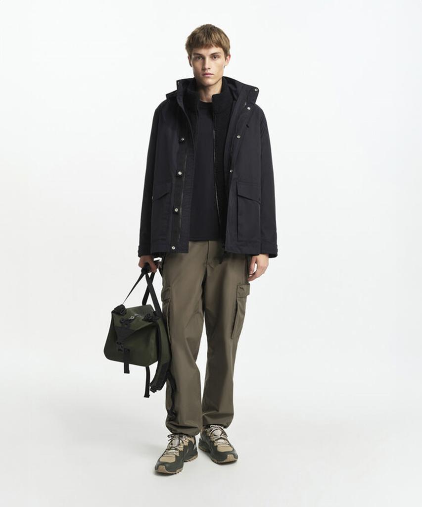 Aigle Mtd® Hooded Short Twill Jacket T-Kit Aiw25Mout005Noi