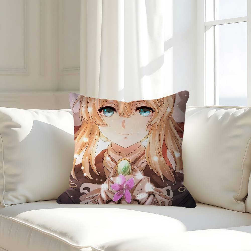 Новая наволочка V-Violet E-Evergardens, съемная, моющаяся, чехол для подушки – Мягкий лен для всех сезонов