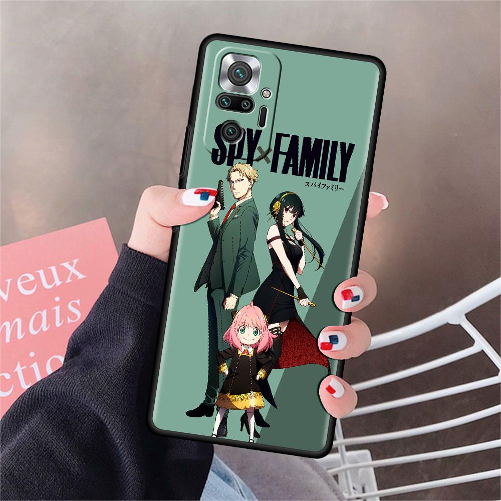 Чехол для Xiaomi Redmi Note 10 9 11 Pro Мягкий чехол для телефона 10S 9S K40 8 9A 9C 9T 7 10C 8T Силиконовый чехол SPY×FAMILY Аниме Оболочка Sac