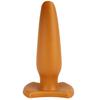 Anal Plug with Base Liquid Silicone Gold S TaRiss' 4.3cmx16cm
