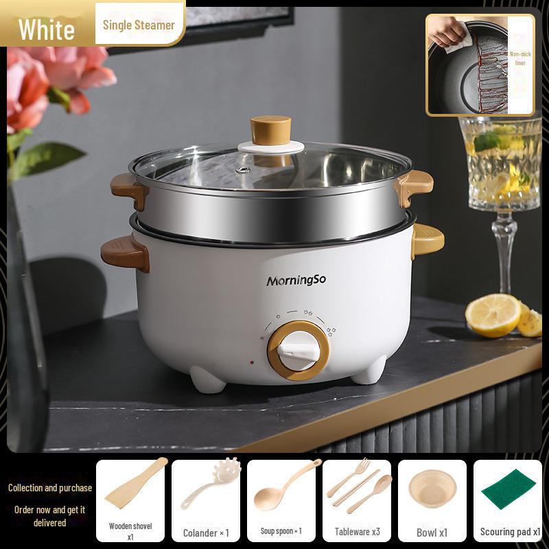 Multifunctional Mini Electric Hot Pot for One-Person Cooking