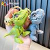 Creative Dinosaur Keychain: Trendy T-Rex Hand Bite Toy Pendant for Bags, Couples, and Gifts.