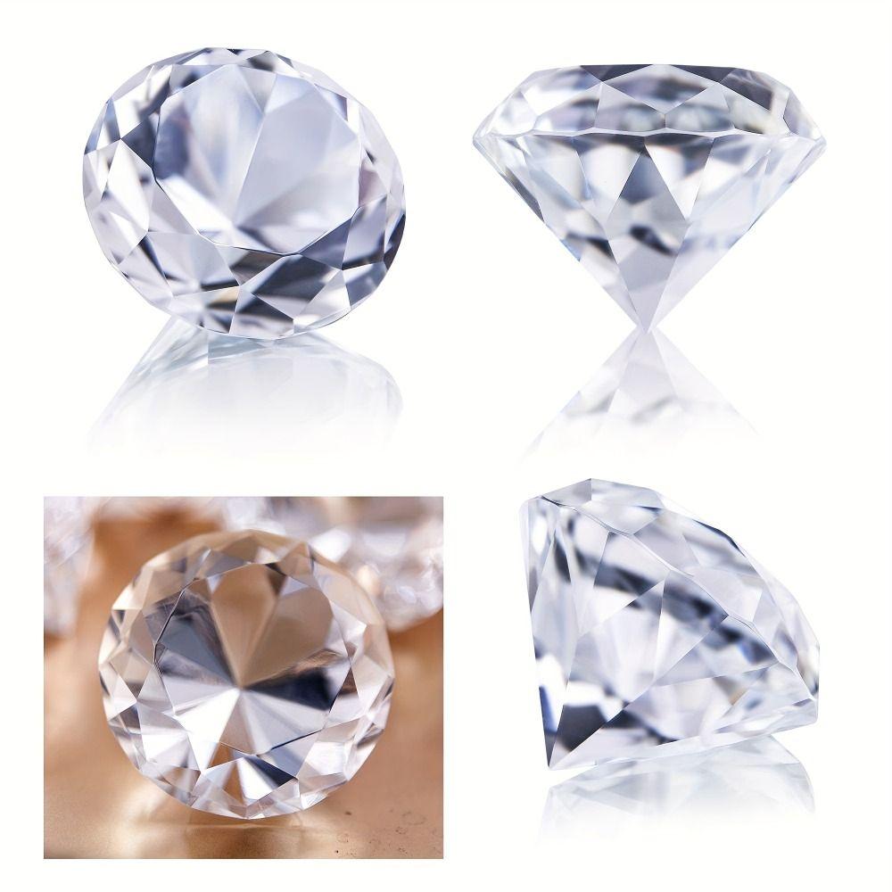 60/80/100 мм прозрачный хрусталь романтический искусственный хрусталь украшение для дома